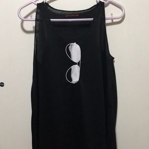 NWOT Black Tank One Size